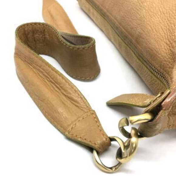 CHANEL Coco Mark One Shoulder Bag Lambskin Camel Color Brown - Picture 12 of 16